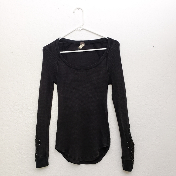 We the Free charcoal/brown synergy cuff thermal - Picture 3 of 6